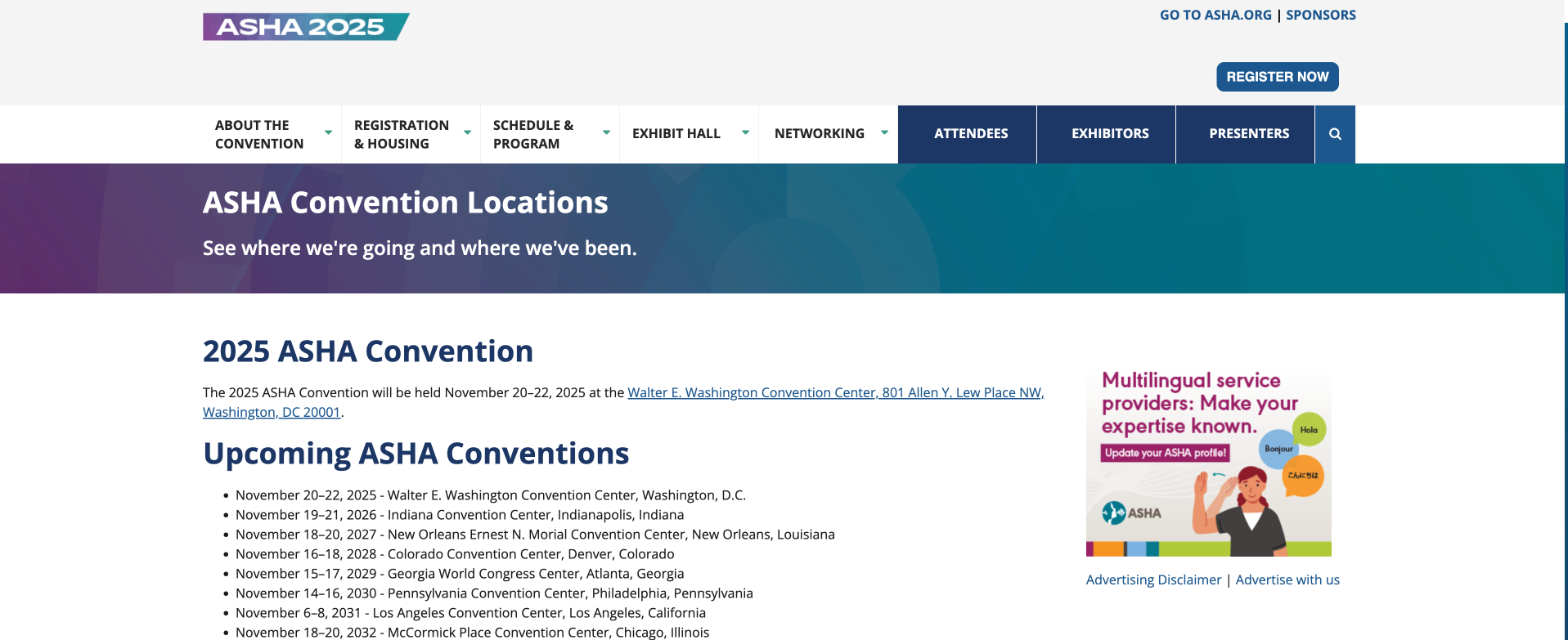 ASHA Convention